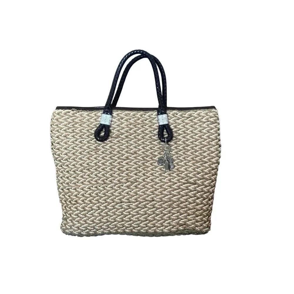 BRIGHTON Tri-Color Rita Woven Bag